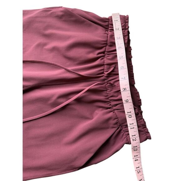 Lululemon Stretch High-Rise Pant 7/8 Length Red Merlot Size 4 - Picture 9 of 11